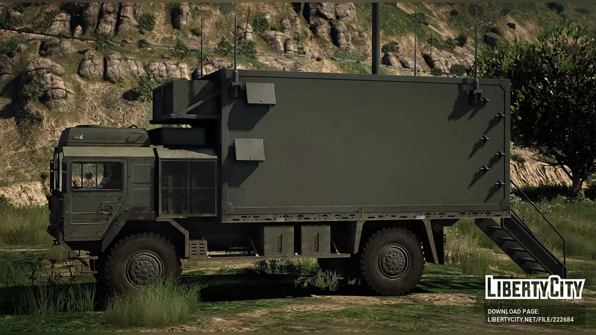 Sky Sabre Command Truck British Army [Add-On] / GTA 5