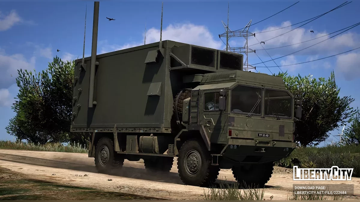 Sky Sabre Command Truck British Army [Add-On] / GTA 5