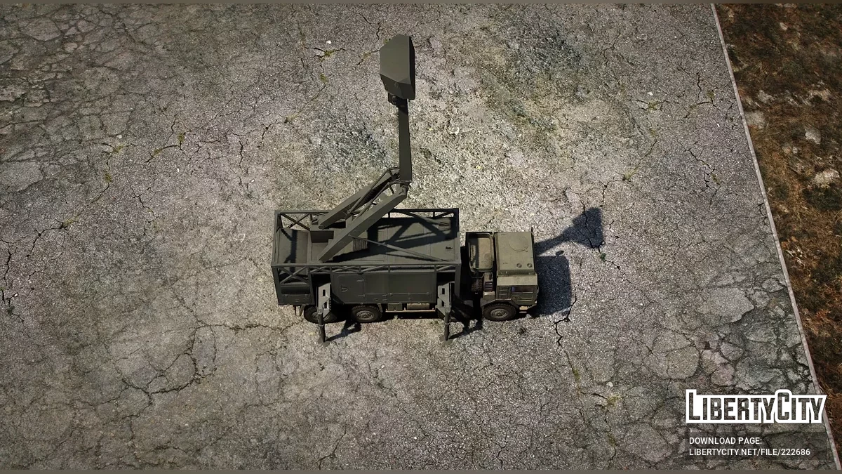 Truk Radar Sky Sabre Tentara Inggris [Tambahan | Animasi] / GTA 5