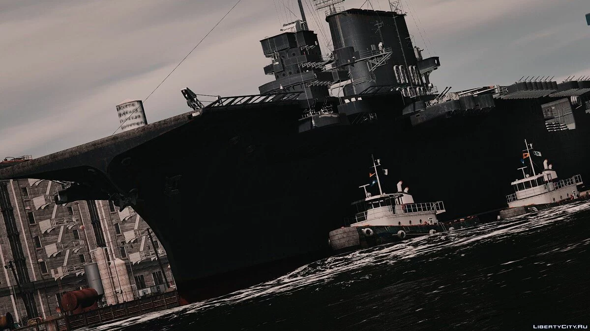 Lexington-Class Aircraft Carrier ✪ USS Lexington & USS Saratoga【ADD-ON】 1.0.1 / GTA 5