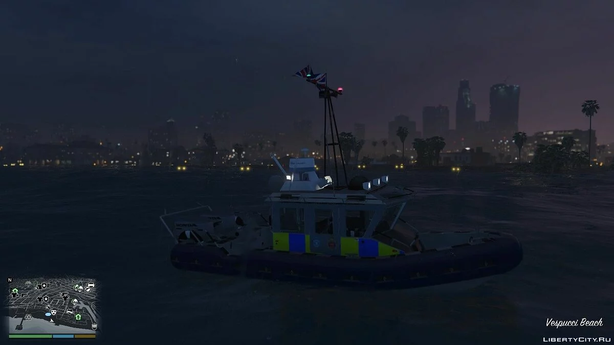 Поліцейська човен Великобританії / GTA 5