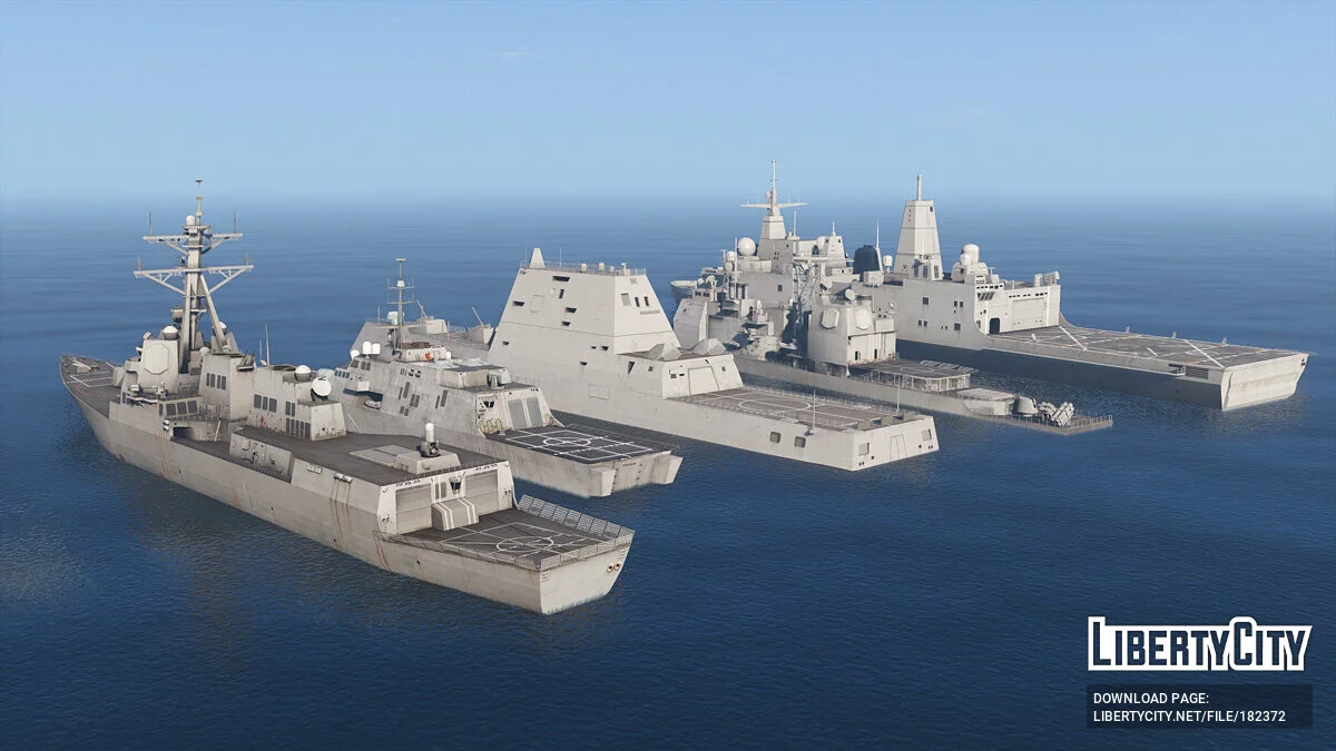 US Navy Flotte Oberflächenfahrzeuge [Add-On | Funktionierende Waffen] 1.3 / GTA 5