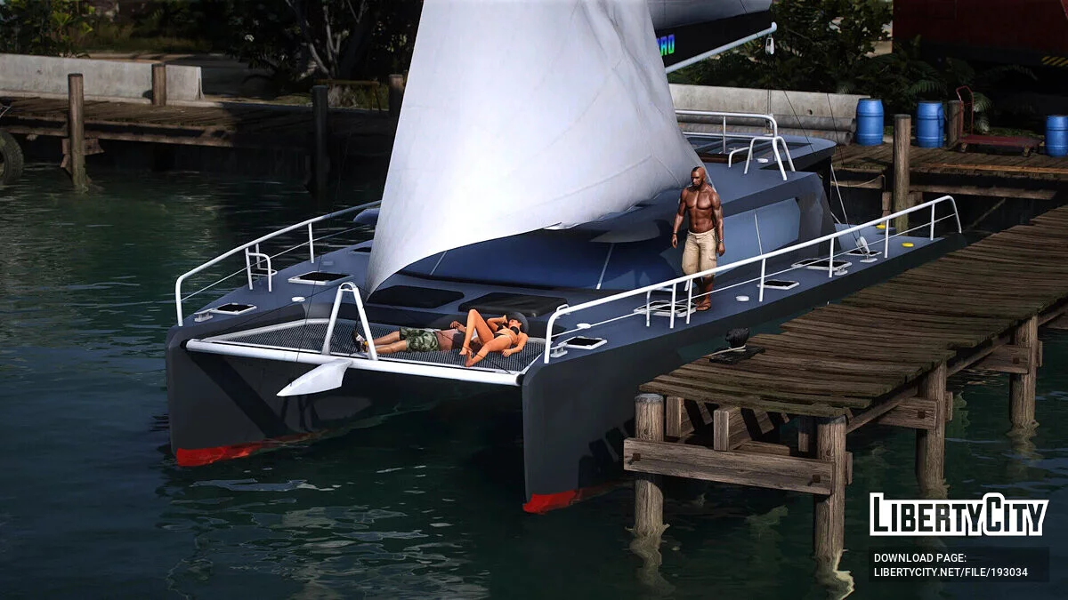 Catamaran Yacht [Add-On] / GTA 5