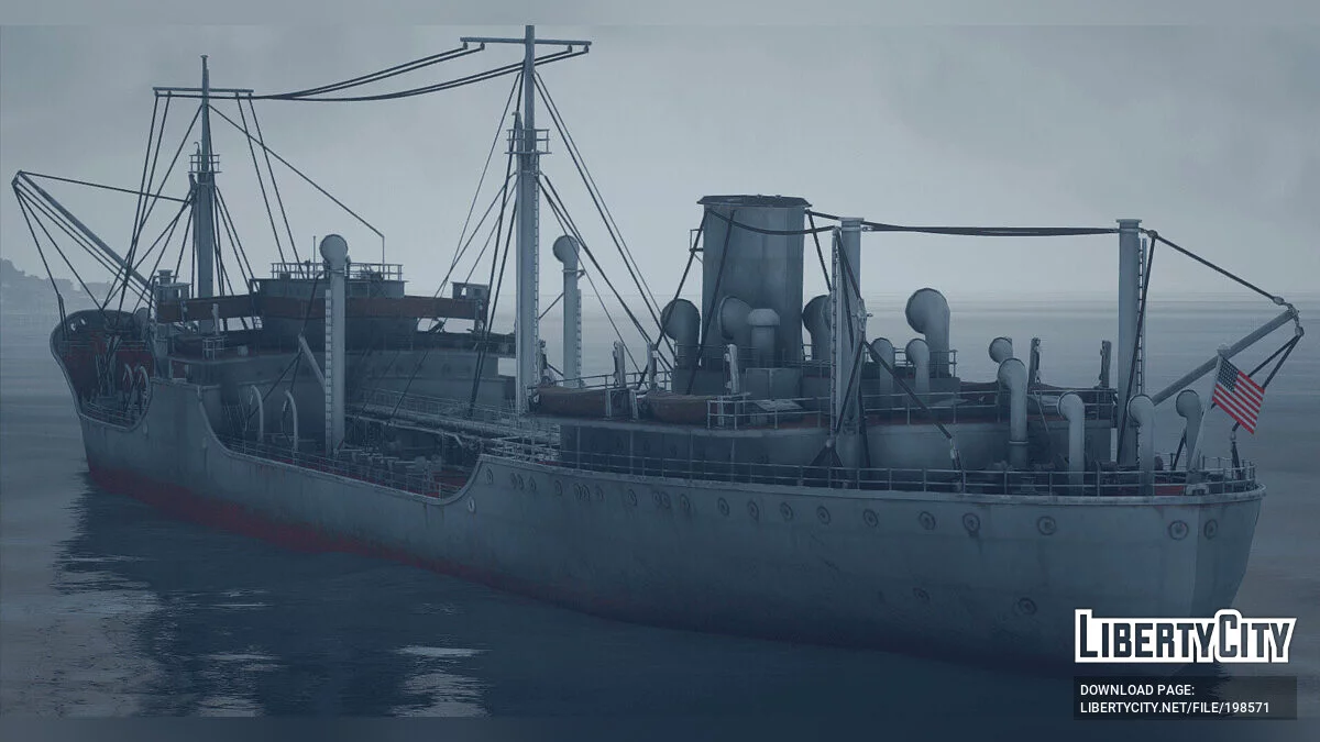 Old Cargo Ship [Add-On / FiveM] 1.0 / GTA 5