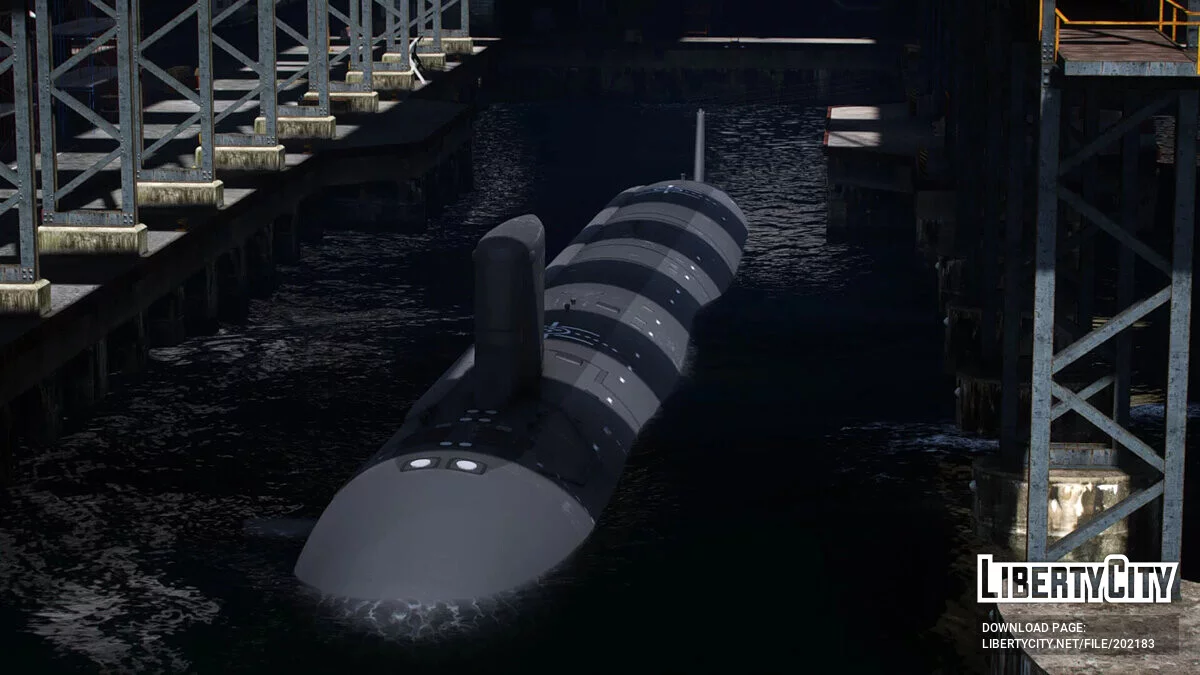 Virginia Class Submarine US Navy / GTA 5