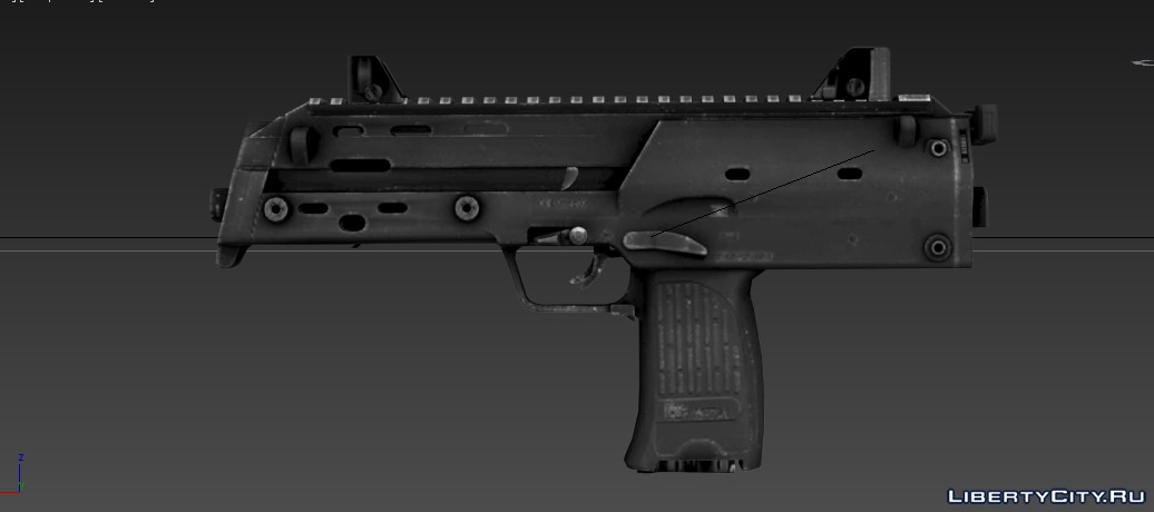Realistic gun. Assault Rifle SMG GTA 5. Magpul PDR-C. Mp7-Argon. Compact SMG GTA.