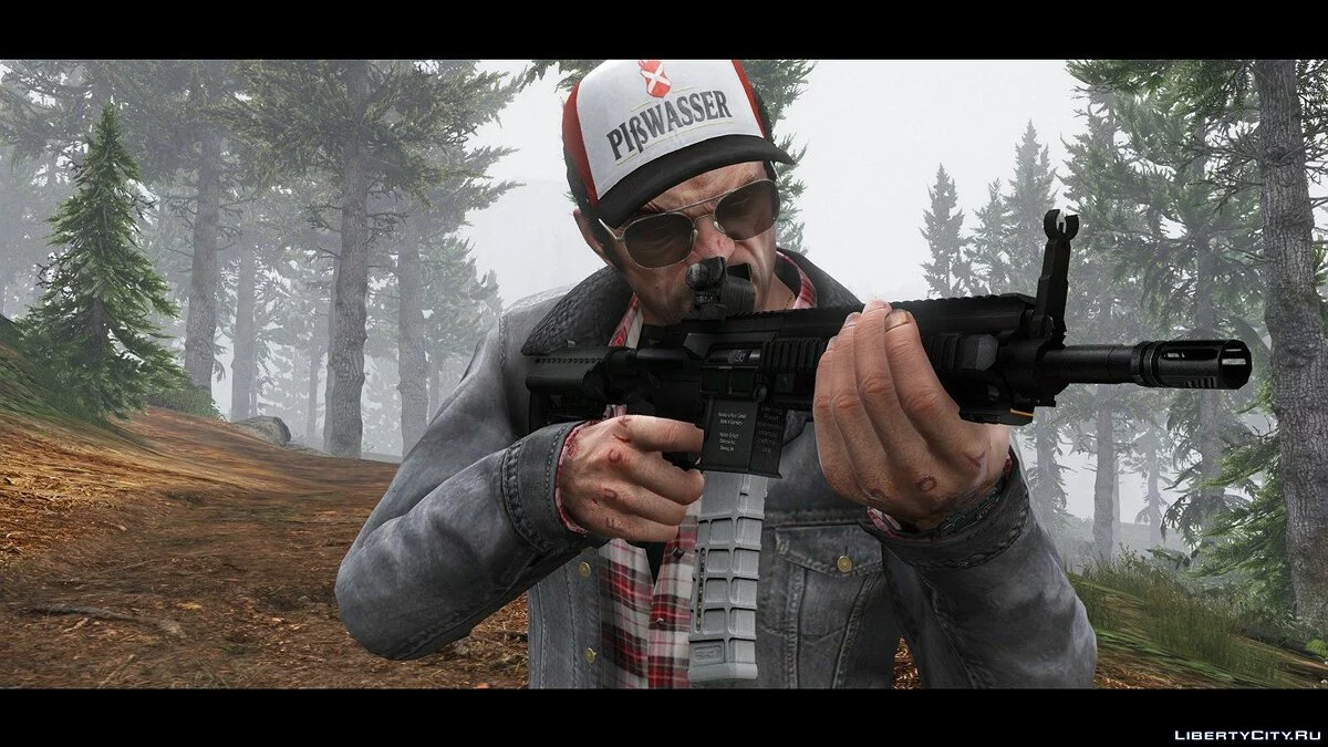 HK416 Complete Attachments & Animated / GTA 5