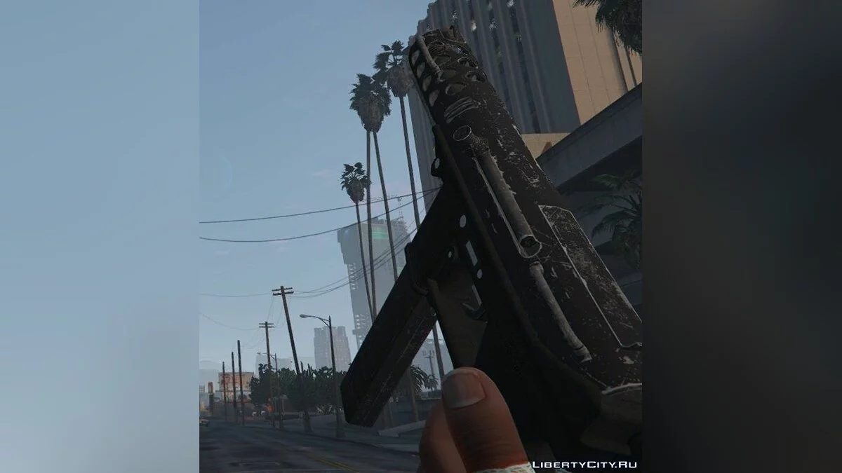 Чорний Intratec Tec-9 (Анімований) / GTA 5