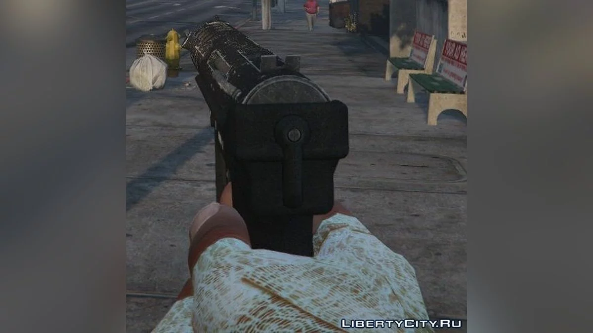 Чорний Intratec Tec-9 (Анімований) / GTA 5