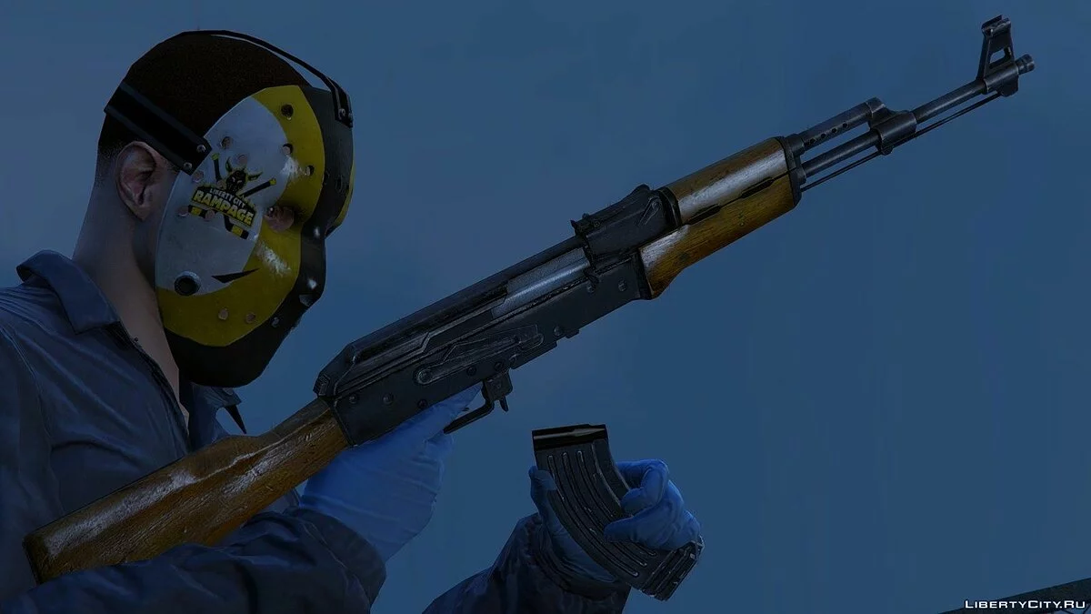 Max Payne 3 АК-47 [Анімований] / GTA 5