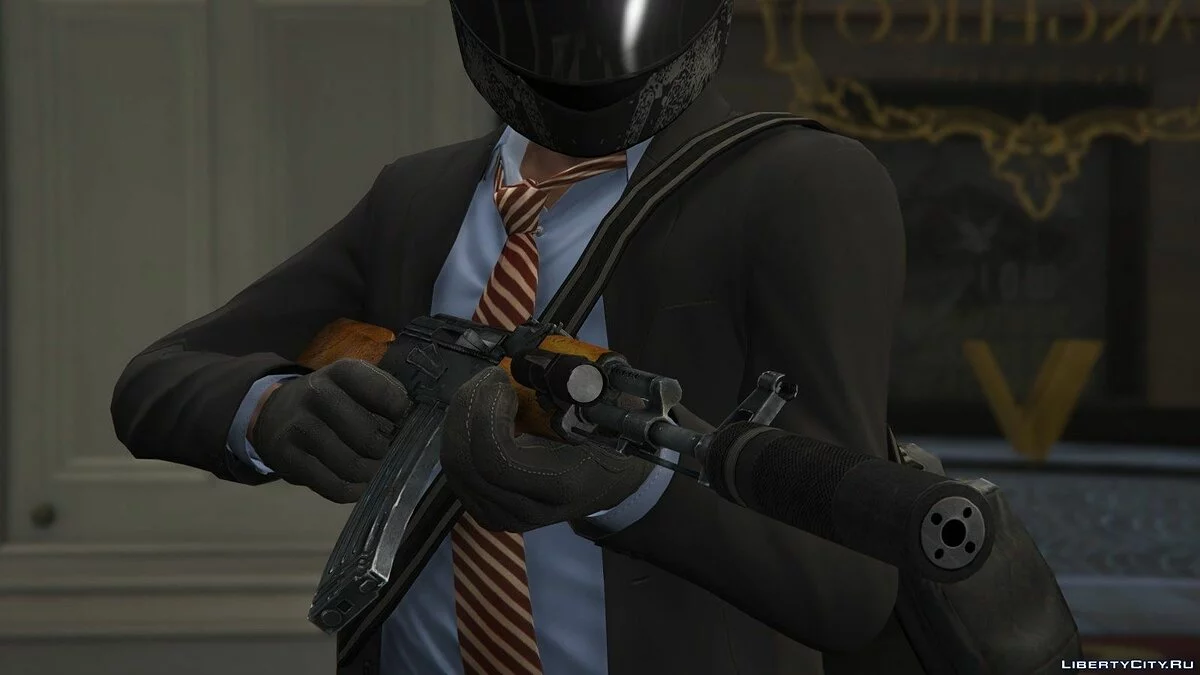 Max Payne 3 АК-47 [Анімований] / GTA 5