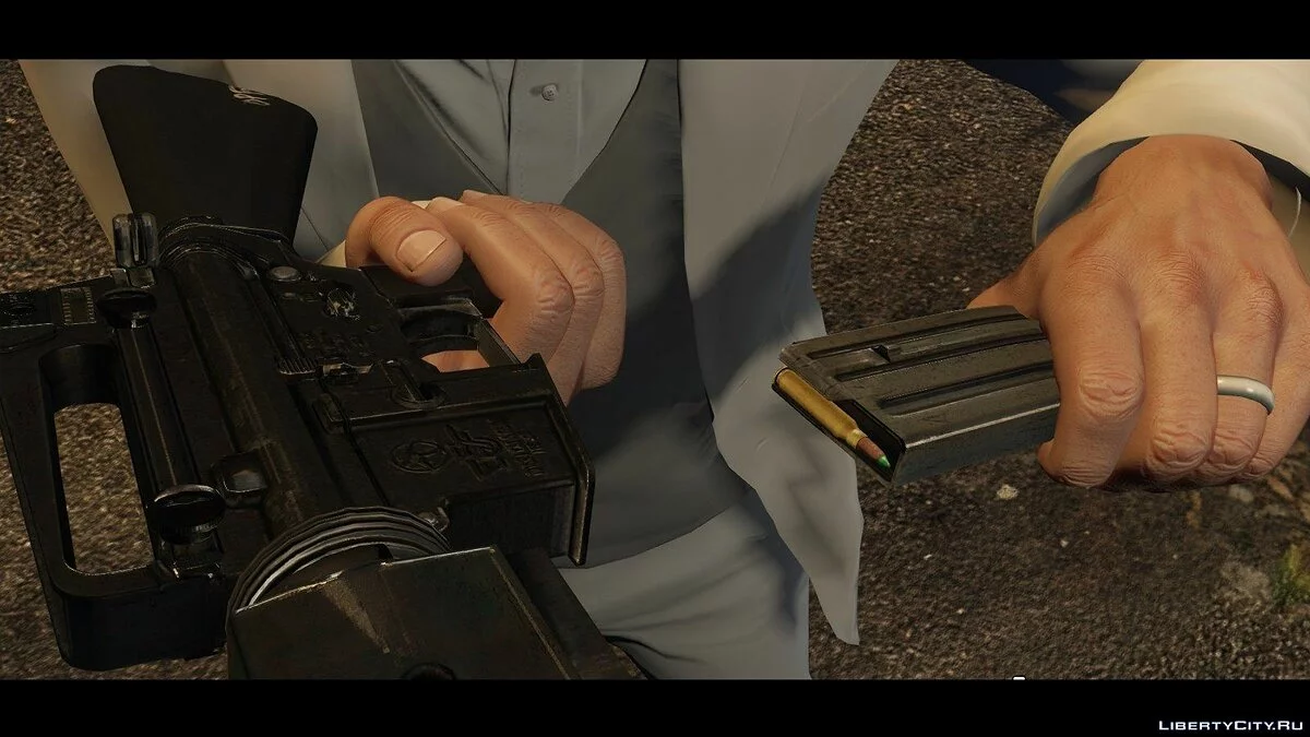 5.56x45mm M16A2 Rifle [Metallic|HQ] / GTA 5
