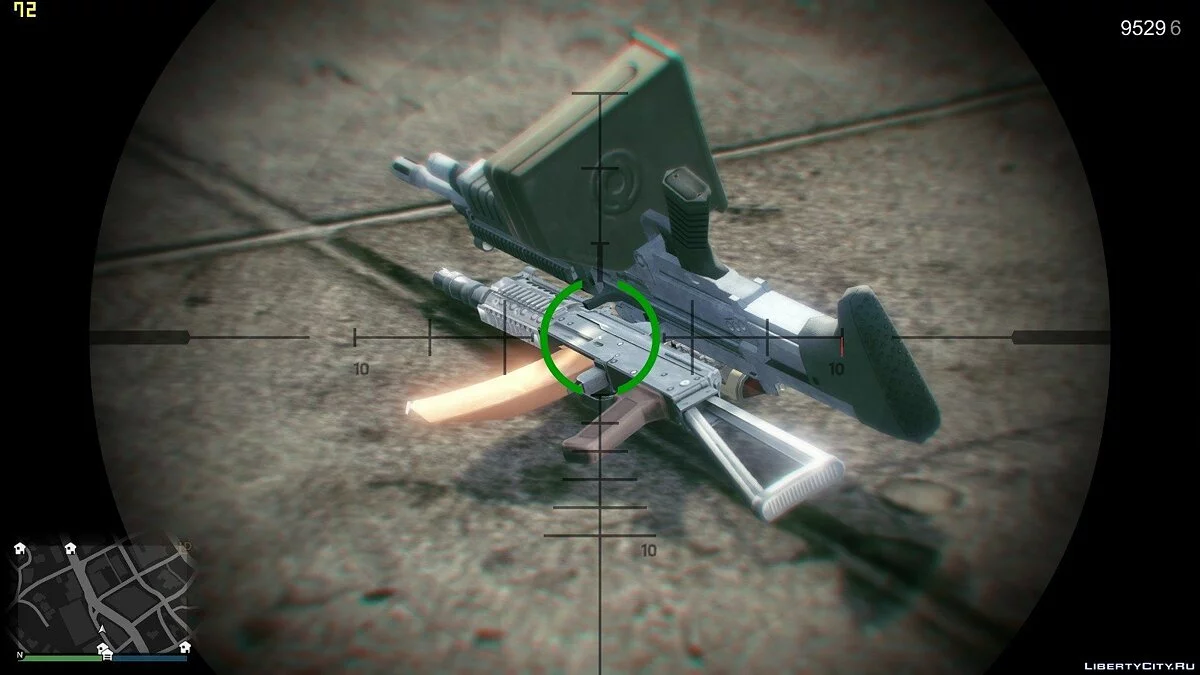 بندقية AKS-74U من Battlefield Hardline 1.0 / جي تي أي 5