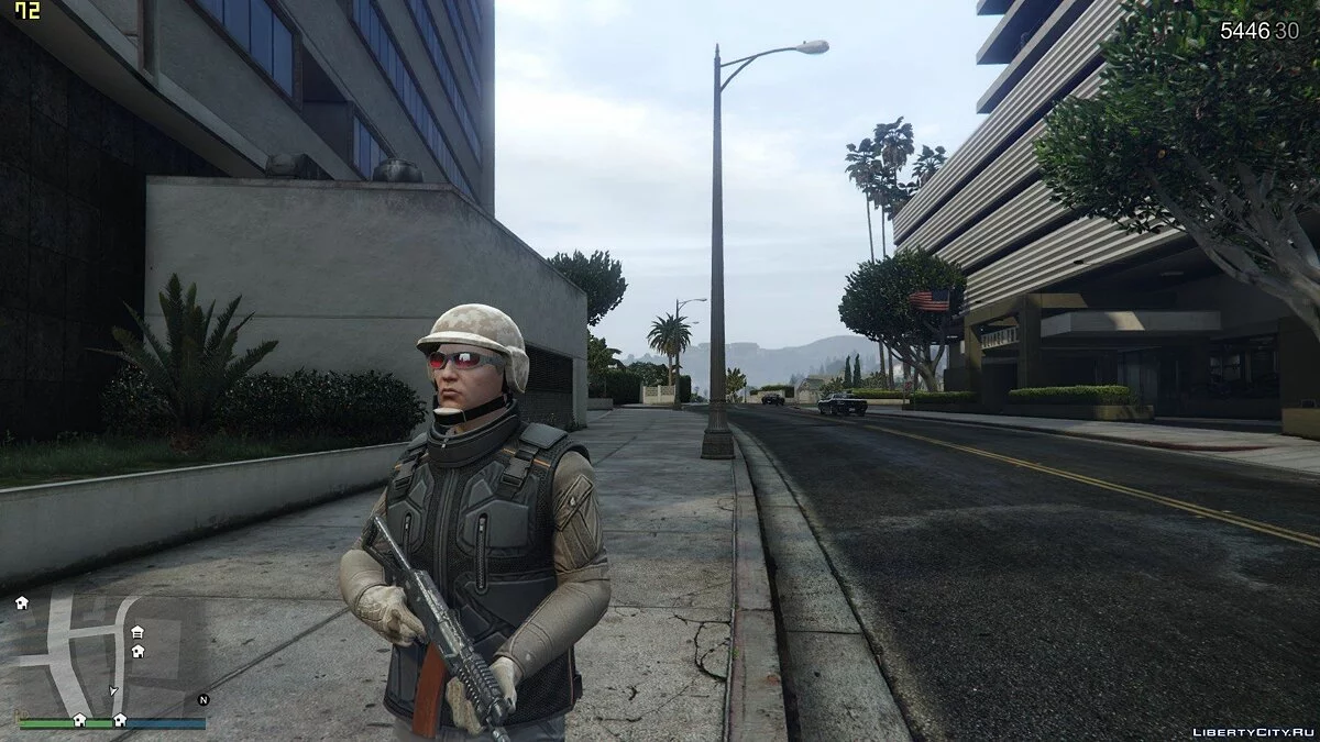 بندقية AKS-74U من Battlefield Hardline 1.0 / جي تي أي 5