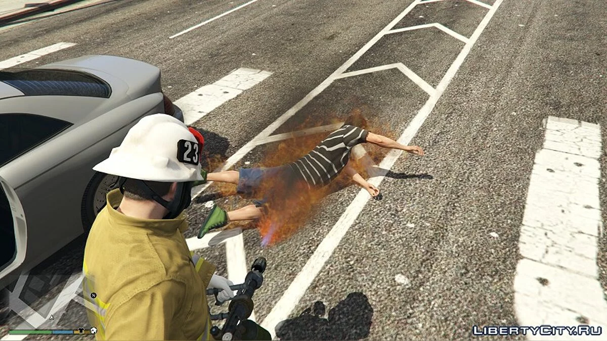 Real Flamethrower [Add-On] 1.2 / GTA 5