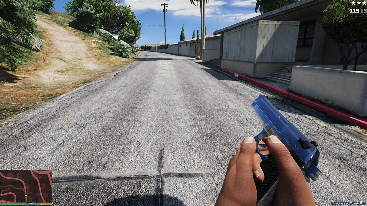 Beretta M9 (Black & Chrome versions) 1.0 / GTA 5