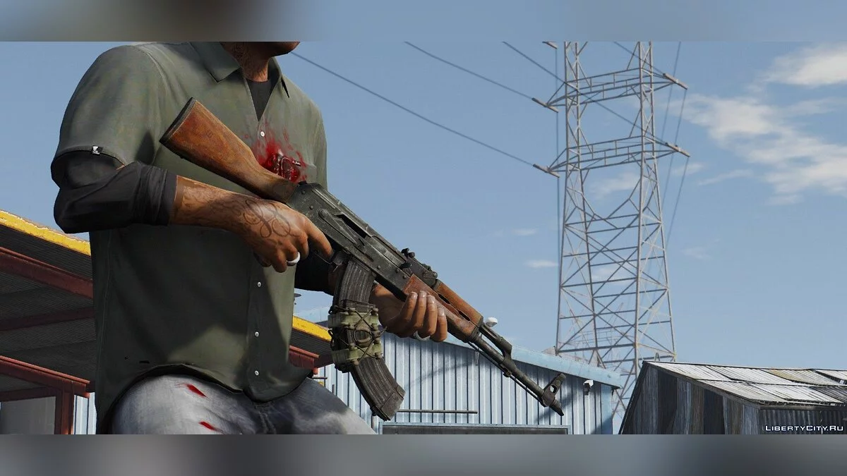 AKM-7.62 (Assault Rifle) [2K | High poly] / GTA 5