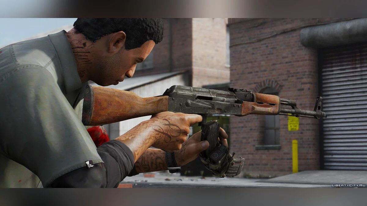 AKM-7.62 (Assault Rifle) [2K | High poly] / GTA 5