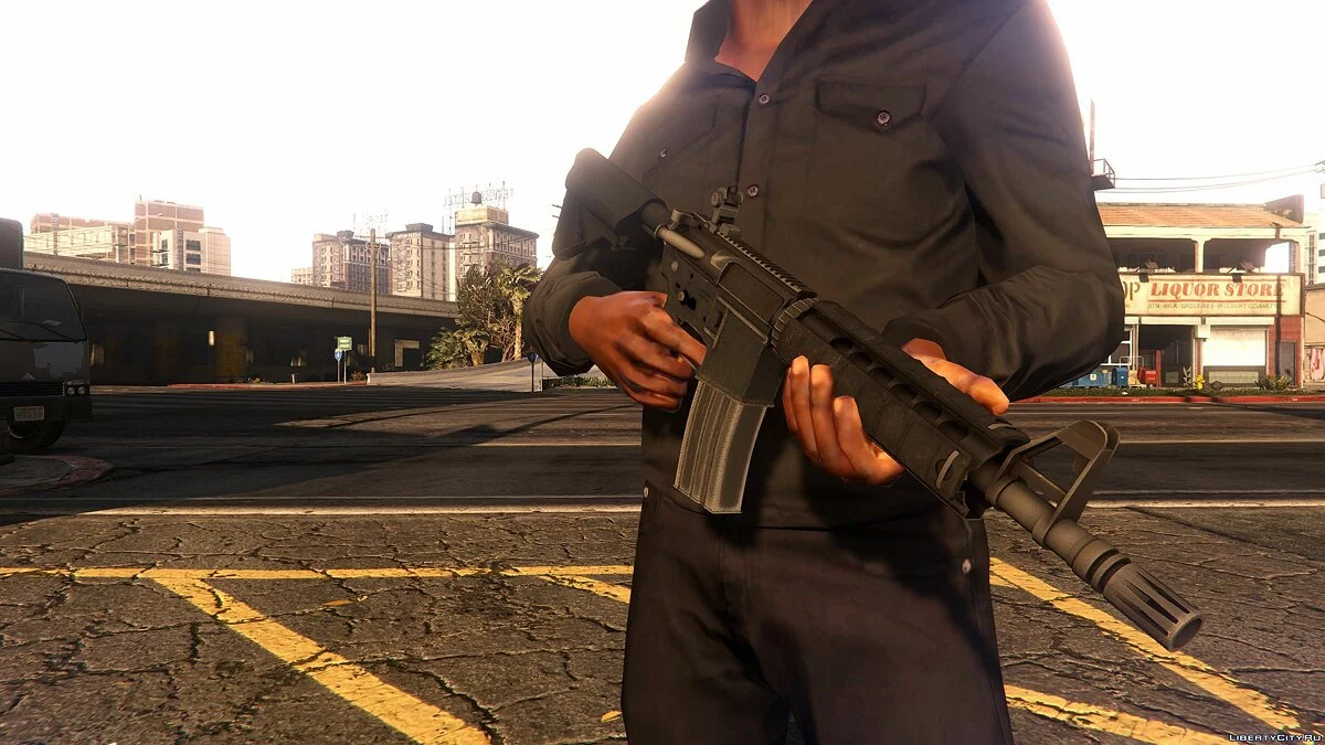 M4A4 з CS:GO [Анімований + 9 текстур] 1.0 / GTA 5