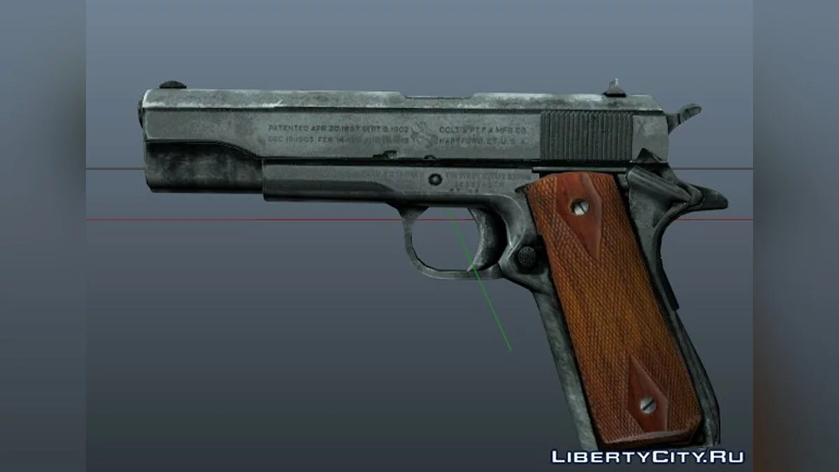 Max Payne 3 Кольт 1911 Ліцензія перероблена / GTA 5