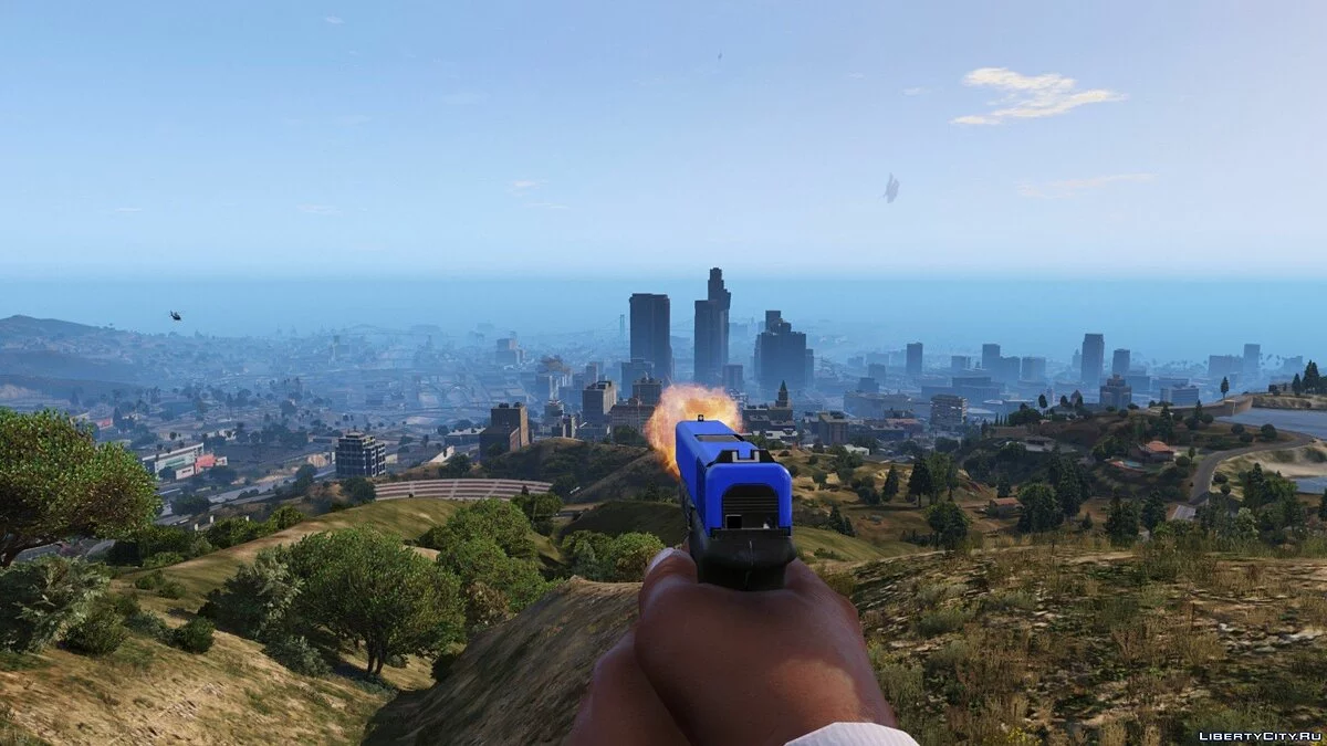 Синій затвор Глока 0.96 / GTA 5