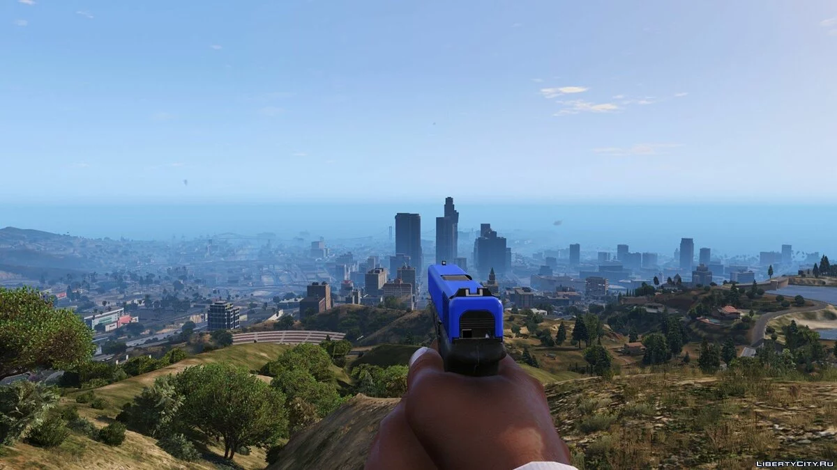 Синій затвор Глока 0.96 / GTA 5