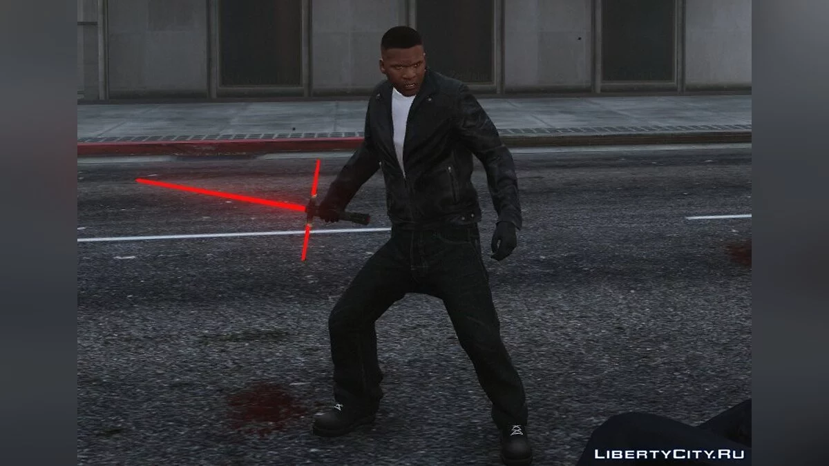 Crossguard Light Saber (Kylo Ren's Lightsaber) / GTA 5