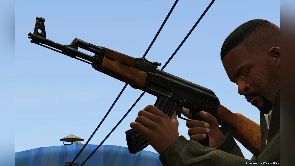 Re-texturização da AK-47 2.0 / GTA 5