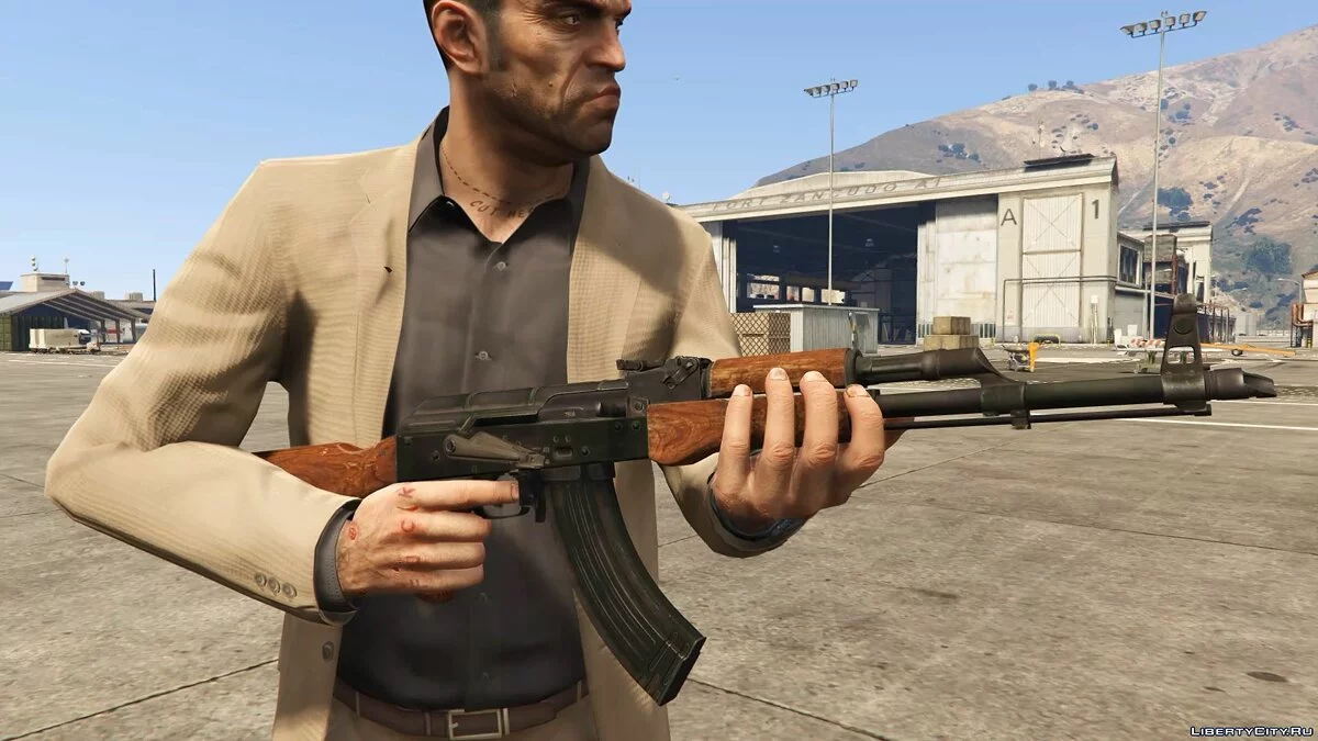 AK-47 from Modern Warfare Remastered / GTA 5