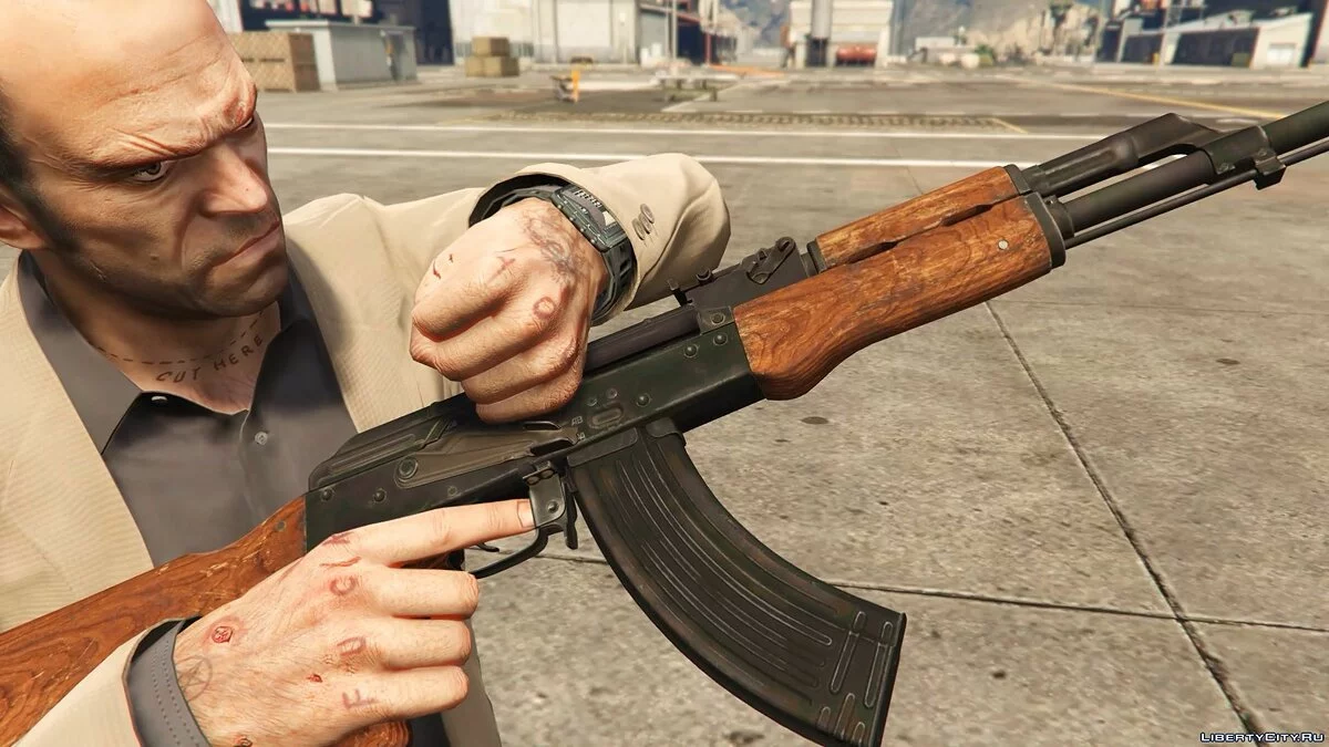 AK-47 from Modern Warfare Remastered / GTA 5