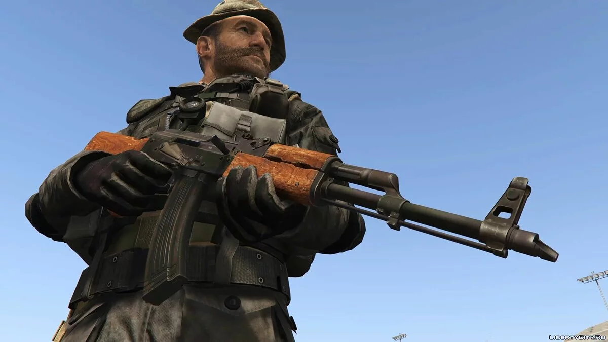 AK-47 from Modern Warfare Remastered / GTA 5
