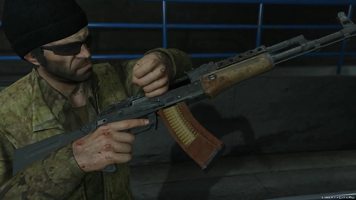 AK-74 "كلاش" من Metro Last Light Redux / جي تي أي 5