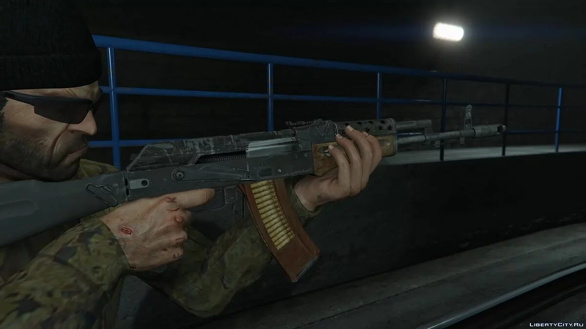 AK-74 "كلاش" من Metro Last Light Redux / جي تي أي 5