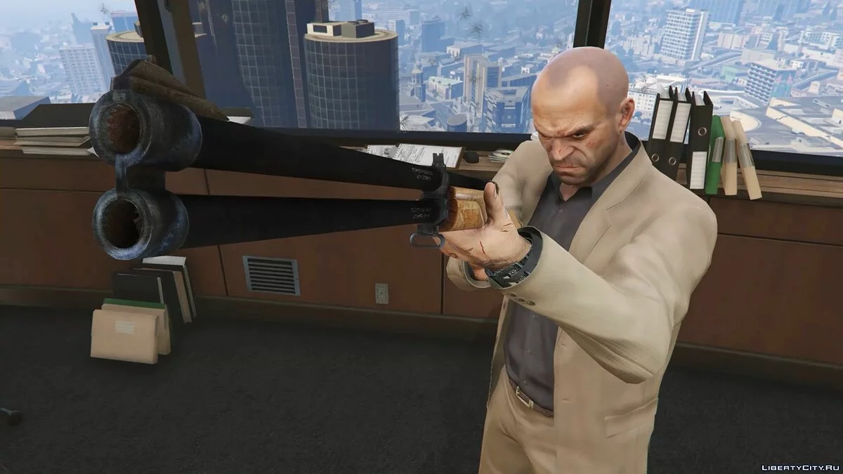 Escopeta de dos cañones IZH-27 de Survarium / GTA 5