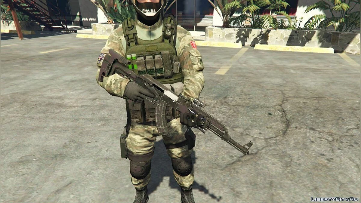 Taktisches Ak47 Animiert 1.0 / GTA 5