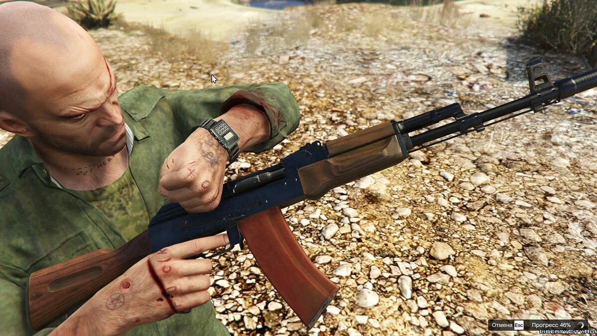 AK-74 من Escape from Tarkov / جي تي أي 5