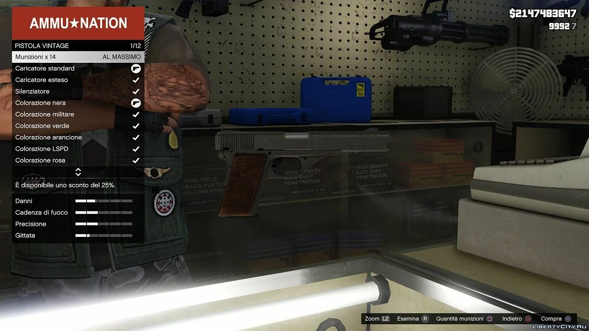 Vintage-Pistole ohne Gravuren v1.1 / GTA 5