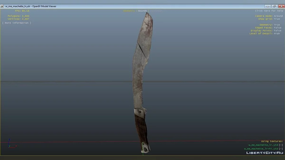 Machete from Far Cry 4 / GTA 5