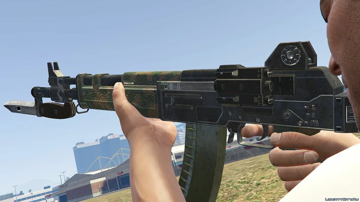 RE 6中的突击步枪与刺刀 1.0 / GTA 5