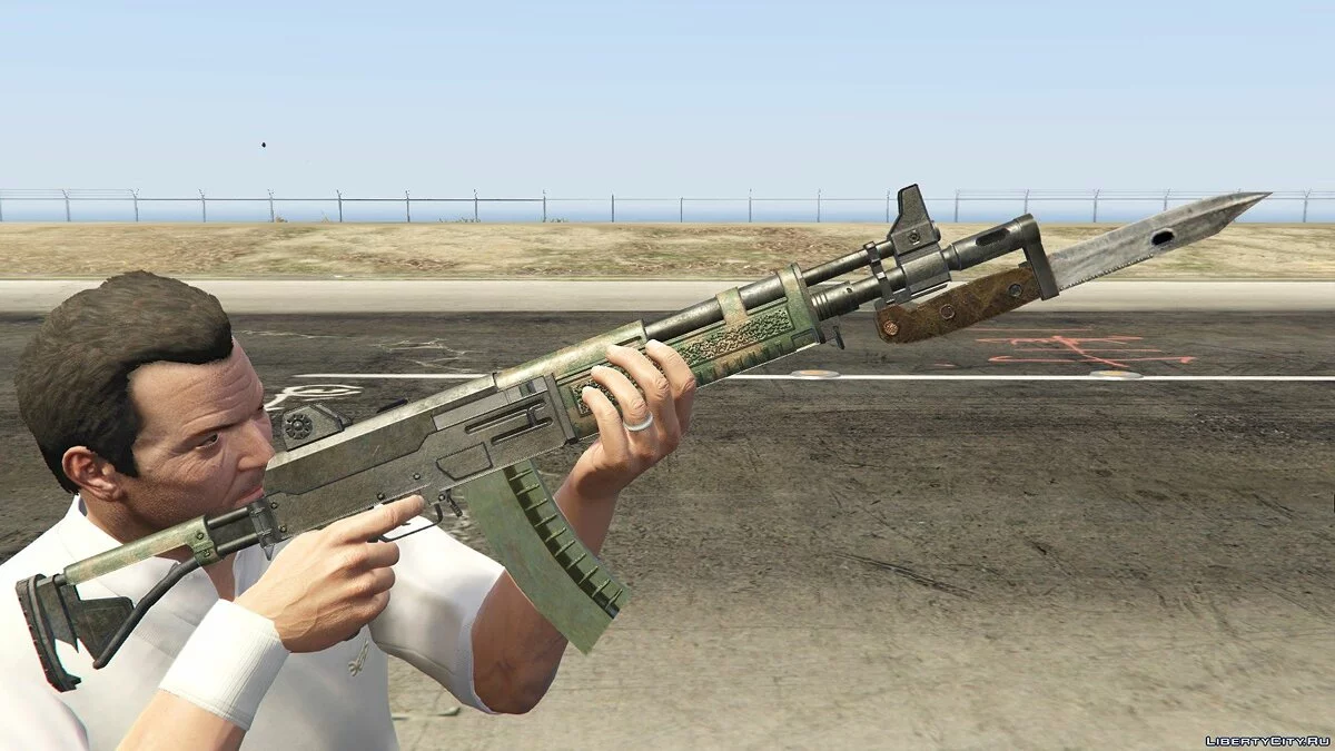 RE 6中的突击步枪与刺刀 1.0 / GTA 5