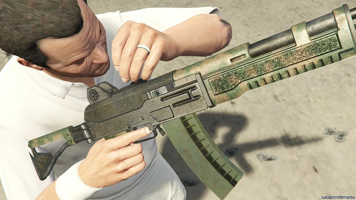 RE 6中的突击步枪与刺刀 1.0 / GTA 5