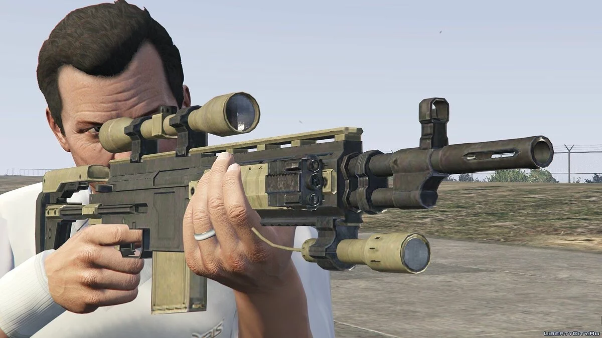 Piers Nivans' Semi-Auto Sniper Rifle from RE 6 1.0 / GTA 5