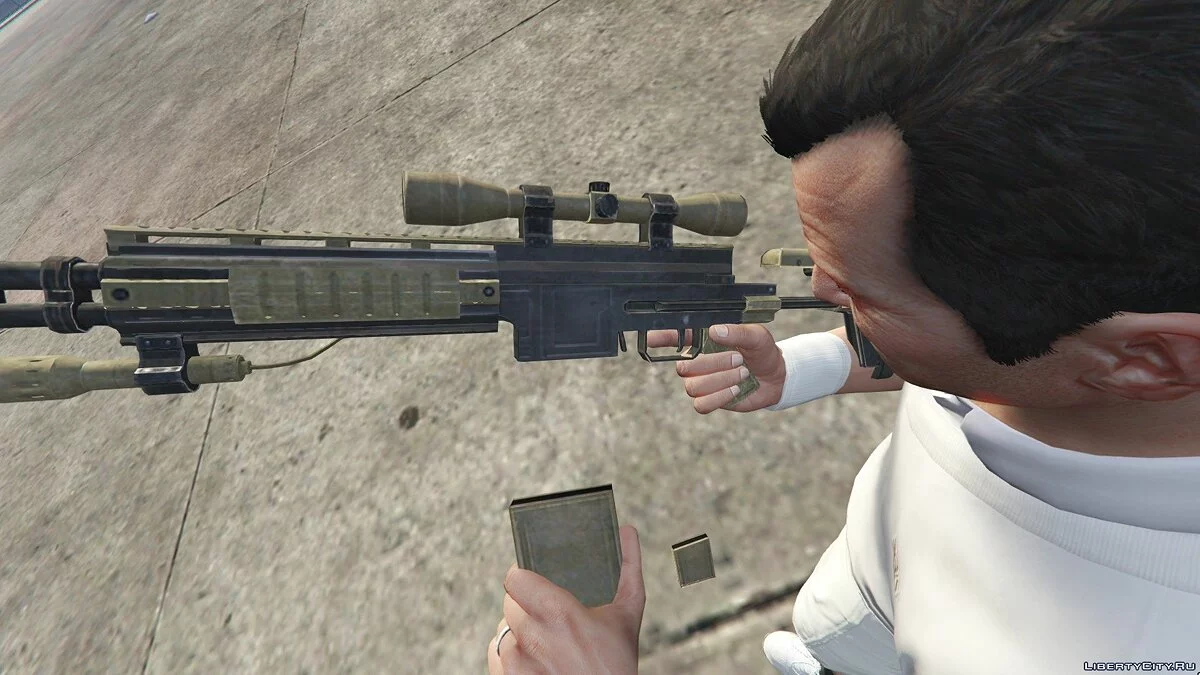 Piers Nivans' Semi-Auto Sniper Rifle from RE 6 1.0 / GTA 5