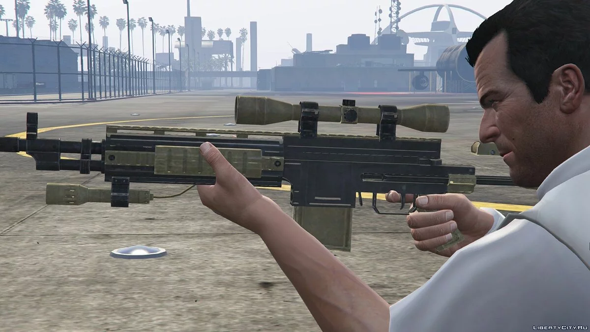 Piers Nivans' Semi-Auto Sniper Rifle from RE 6 1.0 / GTA 5