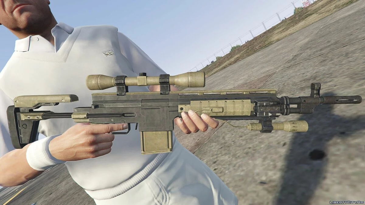 Piers Nivans' Semi-Auto Sniper Rifle from RE 6 1.0 / GTA 5