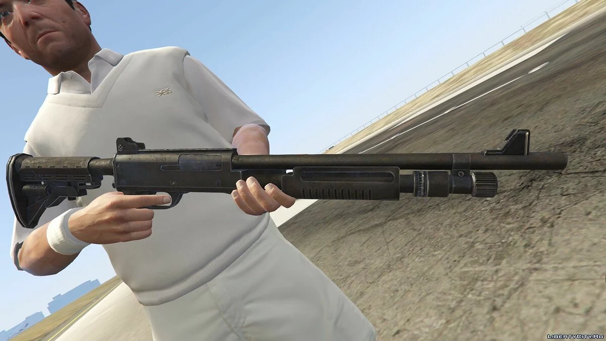 RE6 "Assault Shotgun" [Animated] 1.0 - Дробовик из Resident Evil 6 / GTA 5
