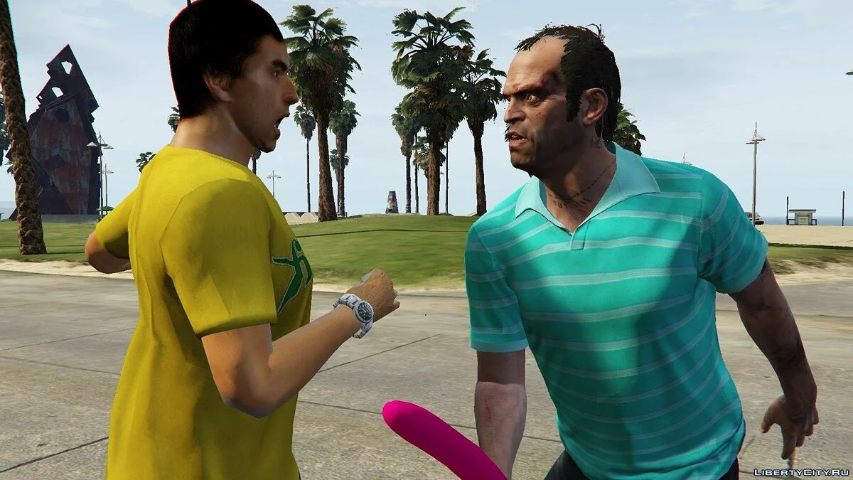 Dildo rose pour GTA 5 / GTA 5