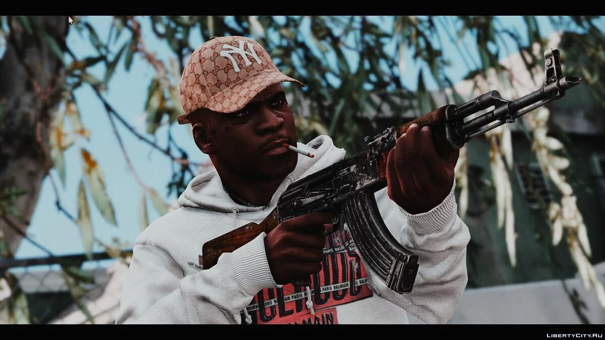 AKM dari Game Escape From Tarkov / GTA 5