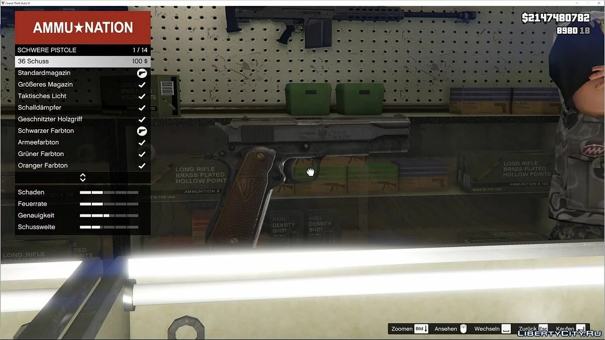 Нові розфарбування для Vis Pistol wz.35 Польща / GTA 5