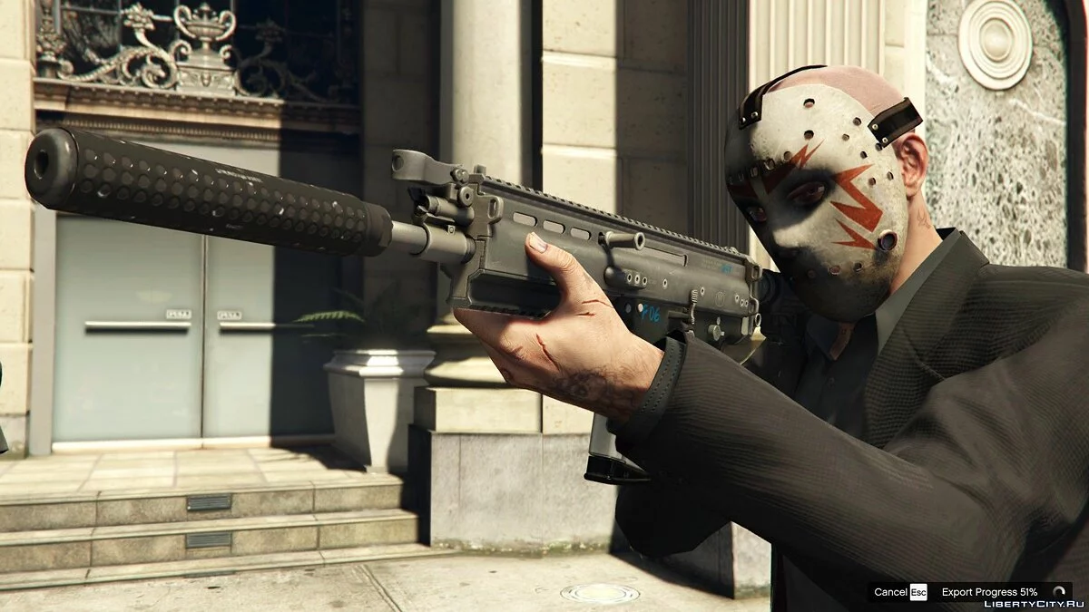 SCAR-H from World War 3 / GTA 5